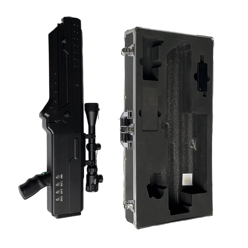  平果手持便携式枪型低空防御反制四通道A型